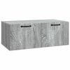 vidaXL Wandmontierter TV-Schrank Graues Sonoma 78,5 x 41 x 30 cm