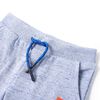 Kindershorts mit Kordelzug Blau Melange 140