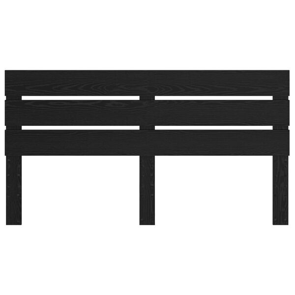 vidaXL Kopfteil Schwarz Eichen-Optik 200 cm Holzwerkstoff