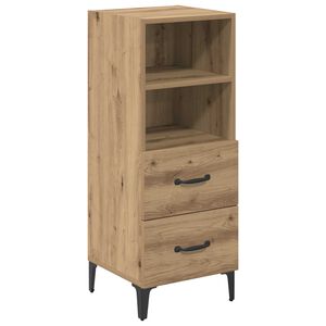 vidaXL Sideboard Artisan-Eiche 34 x 34,5 x 90 cm Holzwerkstoff