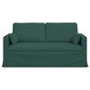 vidaXL Sofa Dunkelgr&uuml;n Gesamtabmessungen: 158 x 78 x 80 cm (B x T x H)