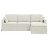 vidaXL Sofa Creme Gesamtabmessungen: 228 x 134 x 80 cm (B x T x H)