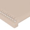vidaXL Boxspringbett Matratze Cappuccino-Braun 100x200cm Kunstleder