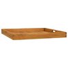 vidaXL Serviertablett 70x70 cm Massivholz Teak