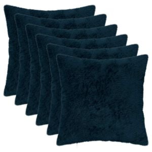 vidaXL Kissenbezug 6 stk. HEERLEN Marineblau 30 x 30 cm