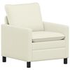 vidaXL Sofa Creme 76 x 81 x 87,5 cm Stoff