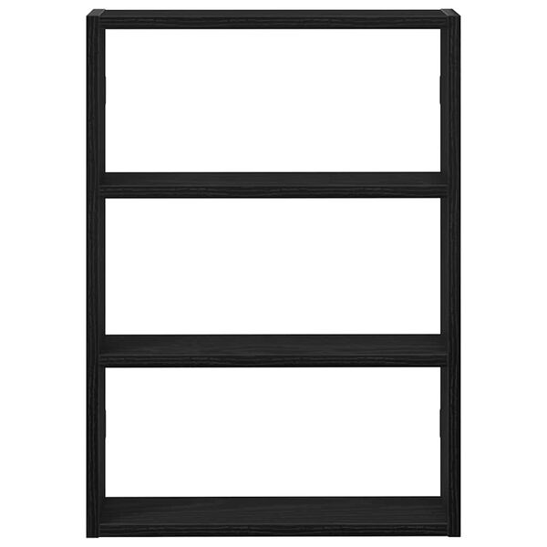 vidaXL Wandregal Schwarz 43x9x60 cm Holzwerkstoff