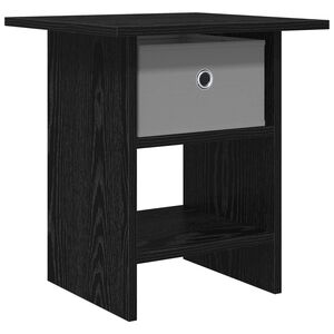vidaXL Nachttisch Schwarz Eichen-Optik 41 x 40 x 45 cm Holzwerkstoff