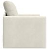 vidaXL Schlafsofa 60cm Creme Samt