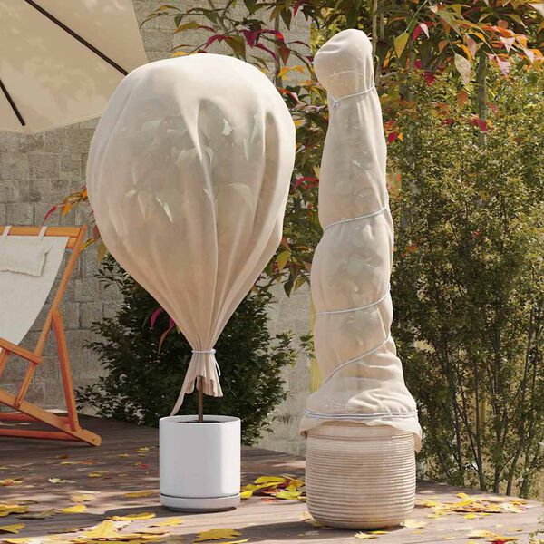 vidaXL Frostschutz-Pflanzen-Vlies Beige 20 x 3,2 m Vliesstoff