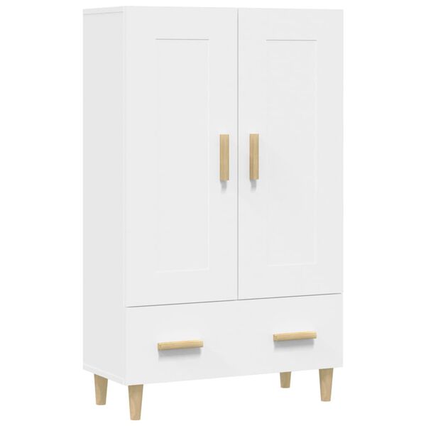 vidaXL Highboard Wei&szlig; 70x31x115 cm Holzwerkstoff