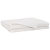 vidaXL Gewichtsdecke Wei&szlig; 152 x 203 cm 11 kg 100% Baumwolle 205T
