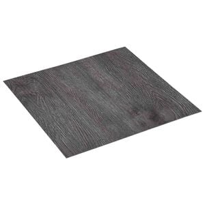 vidaXL Selbstklebende Bodenplanken Dunkelbraun und Schwarz