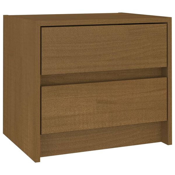 vidaXL Nachtschrank Honigbraun 40x30,5x35,5 cm Massivholz Kiefer