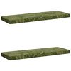 vidaXL 2-teilige Bankkissen VUGHT 2 stk. 100 % Polyester Blattdesign