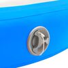 vidaXL Aufblasbares Gymnastik-Kissen mit Pumpe 100x100x10 cm PVC Blau