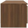 vidaXL TV-Schrank mit LED-Leuchten Braun Eichen-Optik 140x40x35,5 cm
