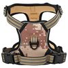 vidaXL Hundegeschirr Reflektierend Verstellbar Camouflage Braun L