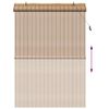 vidaXL Rollo mit Vorh&auml;ngen Natur 140 x 220 cm Bambus