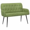 vidaXL 2-Sitzer-Sofa mit Metallbeinen 2-Sitzer Hellgr&uuml;n Samt