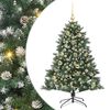 vidaXL K&uuml;nstlicher Weihnachtsbaum mit 150 LEDs mit St&auml;nder Gr&uuml;n 150 cm