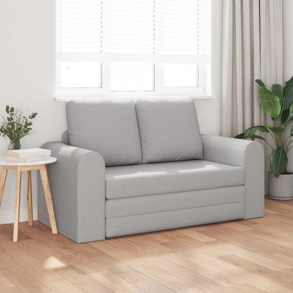 vidaXL Schlafsofa 60cm Wolkengrau Stoff