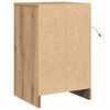vidaXL Nachttisch Artisan-Eiche 38 x 34 x 61 cm Holzwerkstoff