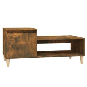 vidaXL Couchtisch R&auml;uchereiche 100x50x45 cm Holzwerkstoff