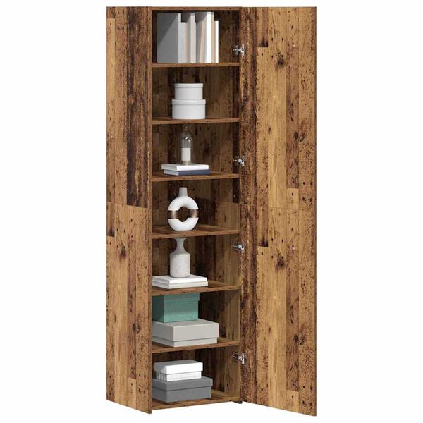 vidaXL Hochboard Altholz 50 x 42,5 x 185 cm Holzwerkstoff