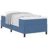 vidaXL Boxspringbett Blau 90 x 190 cm Cordstoff