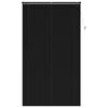 vidaXL Venezianische Jalousie Schwarz 213 x 110 cm 25 mm PVC