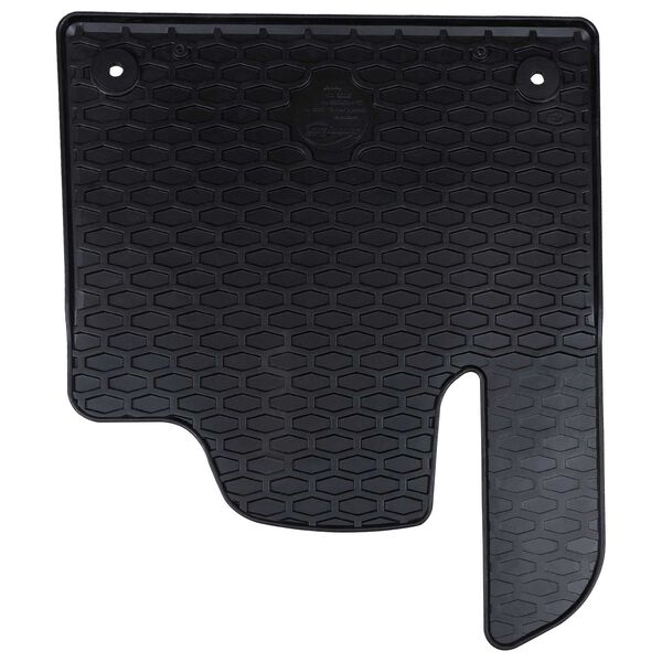 vidaXL Autofu&szlig;matte 4 pcs Schwarz Gummi