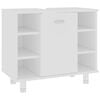 vidaXL Badezimmerschrank Wei&szlig; 60x32x53,5 cm Holzwerkstoff