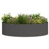 vidaXL Garten-Pflanzgefäß 5 pcs Schwarz 80 x 80 x 20 cm
