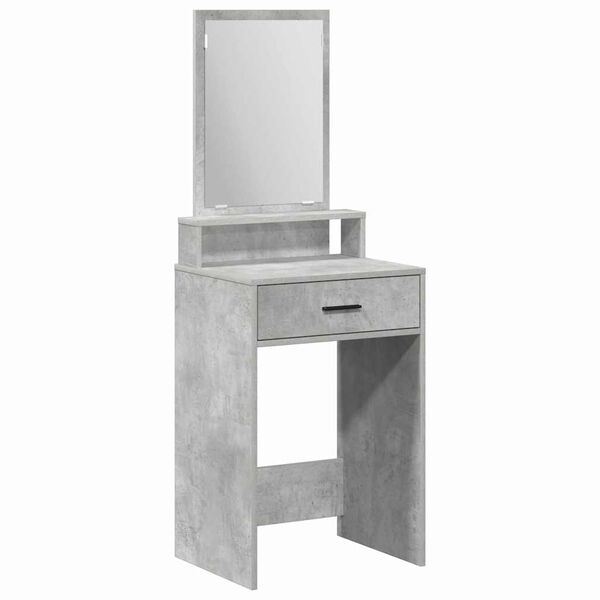 vidaXL Schminktisch Beton Grau 50 x 41 x 140 cm Holzwerkstoff