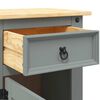 vidaXL Nachttisch im Mexiko-Stil Corona Kiefernholz Grau 53x39x67 cm