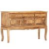 vidaXL Sideboard 110 x 35 x 75 cm Massivholz Mango