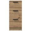 vidaXL Sideboard Artisan-Eiche 30x30x70 cm Holzwerkstoff
