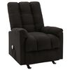 vidaXL Massagesessel Schwarz Stoff