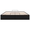 vidaXL Ottoman-Bett ohne Matratze Schwarz 140x190 cm Kunstleder