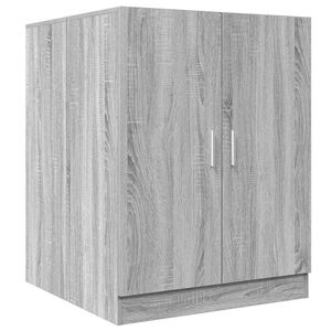 vidaXL Waschmaschinenschrank Grau Sonoma 71x71,5x91,5 cm