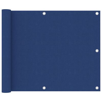 vidaXL Balkon-Sichtschutz Blau 75x500 cm Oxford-Gewebe