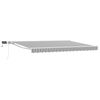 vidaXL Manueller Markisenrahmen mit LEDs 4,5 x 3,5 m