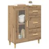 vidaXL Sideboard Artisan-Eiche 69,5 x 34 x 90 cm Holzwerkstoff