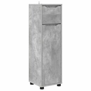 vidaXL Badezimmerschrank Beton Grau 30,5 x 30 x 101 cm Holzwerkstoff