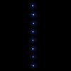 vidaXL LED-Lichterkette mit 150 LEDs Blau 15 m PVC