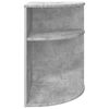 vidaXL Beistelltisch Beton Grau 39,7 x 39,7 x 60 cm Holzwerkstoff