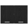 vidaXL H&auml;ngeschrank 2 pcs Schwarze Eiche und Wei&szlig; 60 x 31 x 40 cm
