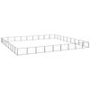 vidaXL Hundezwinger Schwarz 81 m&sup2; Stahl