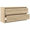vidaXL TV-Schrank Sonoma-Eiche 100x35x54 cm Holzwerkstoff